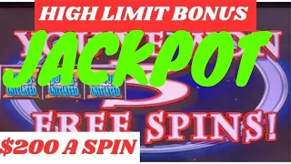 DIAMOND QUEEN HIGH LIMIT FREE SPINS BONUS HUGE JACKPOT $200 BET