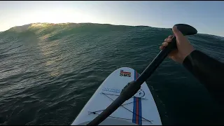 Aprendiendo Paddle surf - SUP Puntilla, Pichilemu, Chile - RAW POV GoPro