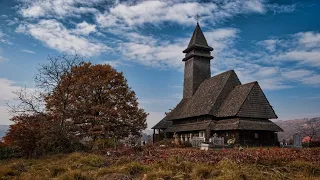 Середнє Водяне, Закарпаття. Церква святого Миколая "горішня".