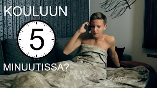 Kuinka ehtiä kouluun 5 minuutissa?