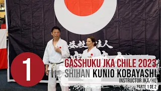 Gasshuku JKA Chile 2023 (Parte 1 de 2 ) - Shihan Kunio Kobayashi (日本空手協会)