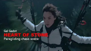 Action Scene in Heart of Stone | 2023 | Paragliding Chase