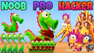 Dino bash - NOOB vs PRO vs HACKER