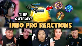 WOW🤯 INDO PRO AND STREAMERS REACTION TO KAIRI LANCELOT OUTPLAY AGAINST GEEK FAM...