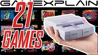 Super NES Classic: 1 Minute of All 21 Games (Gameplay)