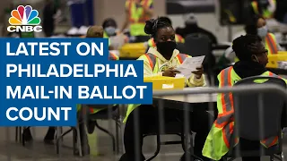Philadelphia mail-in ballot count: 94% counted, 23K remain