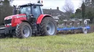 Massey Ferguson ploughing.2013.wvm