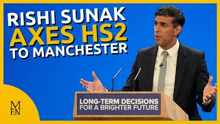 Rishi Sunak AXES HS2 to Manchester - and Andy Burnham hits out over problem that is still not fixed