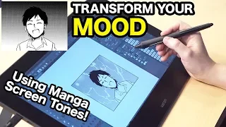 MOOD CHANGE｜How to Use Manga Screen Tone