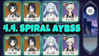 4.4 Spiral Abyss C0 F2P Xianyun & C0 Xiao | Genshin Impact