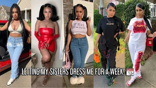 LETTING MY SISTERS PICK OUT MY OUTFITS FOR A WEEK | Vlog