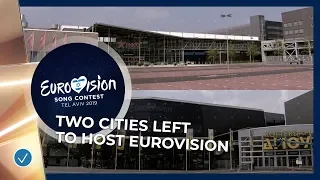 Two cities left in the running to host the 2020 Eurovision Song Contest!