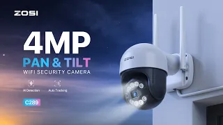 How to Operate and Set up ZOSI C289 Security Camera