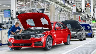 Tour of BMW Billions $ Factory Producing Powerful Series 5 - Production Line