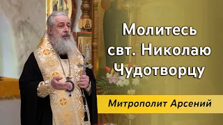 Слово митр. Арсения после молебна свт. Николаю Чудотворцу 27.4.23 г.