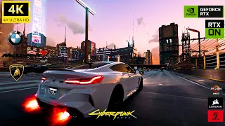 Cyberpunk 2077: Ultra Realistic Ray Tracing Mod | Photorealistic Gameplay Driving in Night City