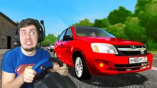 БУДНИ ТАКСИСТА - ЧТО ДЕЛАТЬ КОГДА СЛОМАЛАСЬ МАШИНА - CITY CAR DRIVING + РУЛЬ