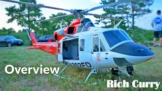 Overview of Roban's B412 LA Fire & Rescue 800 size premium scale kit