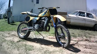 1982 Suzuki RM465 Fire and Ride