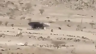 UFO landing in Saudi Arabia