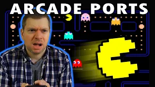 Arcade Games vs. Console Ports - Pacman Atari 2600, NES Donkey Kong & More! The IRATE Gamer