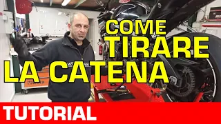 [TUTORIAL] TENSIONAMENTO CATENA MOTO La guida definitiva!