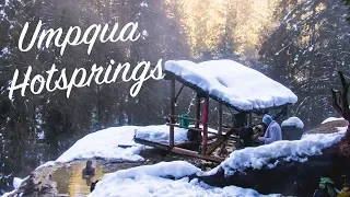 EXPLORING Umpqua Hotsprings In The Snow - (VLOG #8)