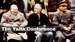 4th February 1945: Yalta Conference begins, attended by Roosevelt, Churchill & Stalin: the Big Three