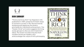 "Think and Grow Rich" by Napoleon Hill Book Summary