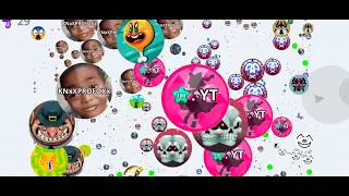 DESTROYING TEAMS...!  [ Agar.io Mobile].