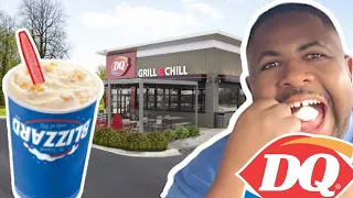 Trying the Peach Cobbler Blizzard from Dairy Queen