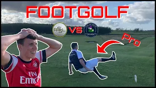 WE PLAYED AGAINST PRO FOOTGOLFERS!! | Footgolf | Broadlees Footgolf Course