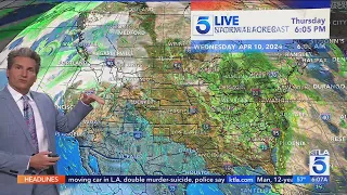 Chance of rain in SoCal's forecast