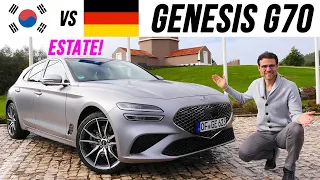 Daring approach! Genesis G70 Shooting Brake attacks Audi BMW Mercedes!