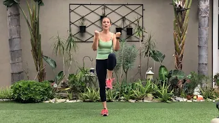 At-home 10 Move Cardio Workout (no jumping, no equipment) | Michelle Wilson