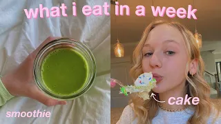 a REALISTIC what i eat in a week *as a teen*