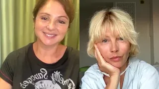 Анна Банщикова и Алёна Бабенко в прямом эфире в Instagram