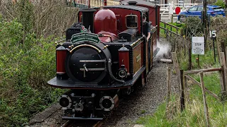 Ffestiniog’ David Lloyd George powers through Penrhyndeudraeth with The Woodland Wanderer 04/04/24