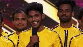 عرض خرافي الهنود يبدعون في برنامج المواهب الامريكي و ينالون الباز الذهبي America's got talentl