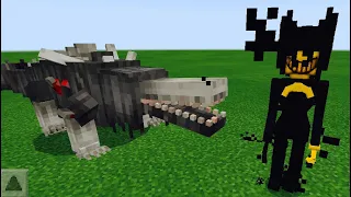 SCP-682 Vs. Ink Demon in Minecraft PE