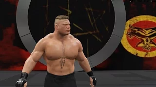 WWE 2K16 - Brock Lesnar (Entrance, Signature, Finisher)