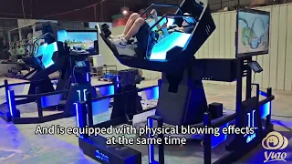 Amazing 720-degree Rotation VR Roller Coaster Game Machine|VR Game Machine|VR Games|YUTO Games