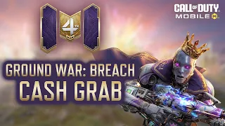 Winning $200,000 Call of Duty: Mobile Ground War: Breach Cash Event #GWBCashGrab #CODM_Partner #Ad