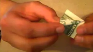 How to Make an Origami (Moneygami) Crane with a One Dollar Bill