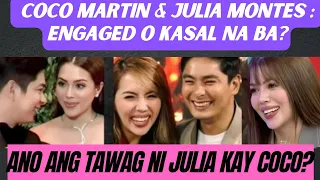 JULIA MONTES AT COCO MARTIN: Kasal or Engaged Na Ba? | Julia  Gives The Mysterious Answer