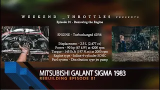 Rebuilding Mitsubishi Galant Sigma 1983 : Episode 01