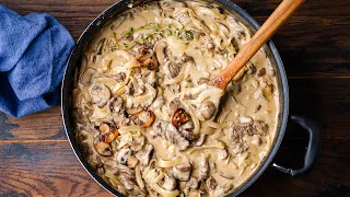 Beef Stroganoff - The Most Comforting Cold Weather Dish