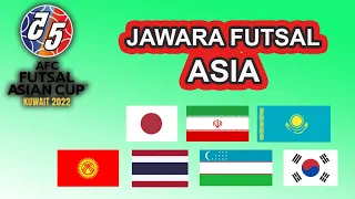 7 Negara Paling Sukses di AFC Futsal Asian Cup