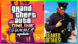 GTA Online - 2024 Summer DLC Update - NEW LEAKS, Police Arrest, Cops N Crooks, CARS, Outfits (GTA 5)