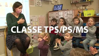 Une matinée chez les TPS-PS-MS à l'école Notre Dame Le Hom